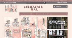 Desktop Screenshot of librairie-bal.com